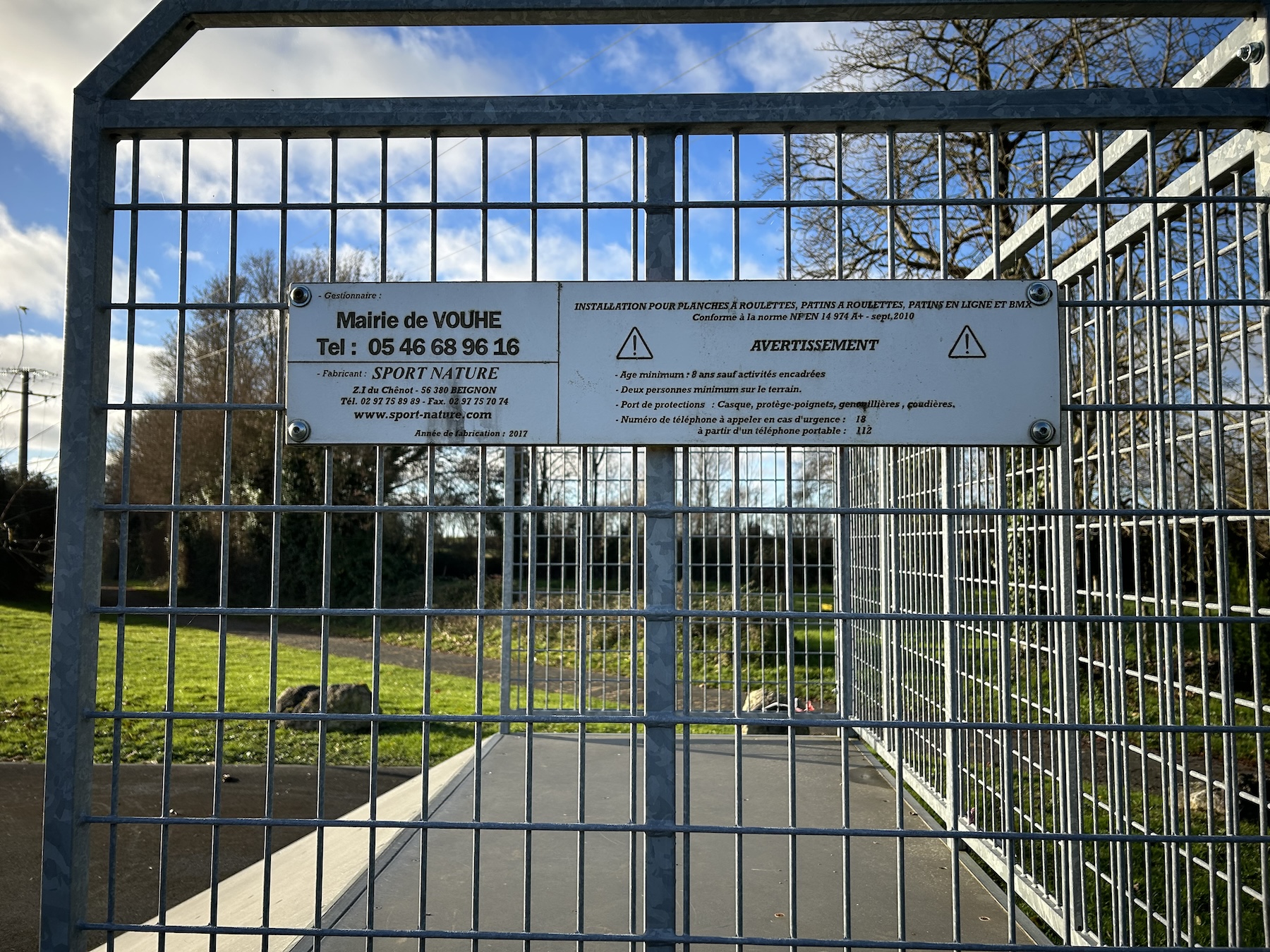 Vouhé skatepark